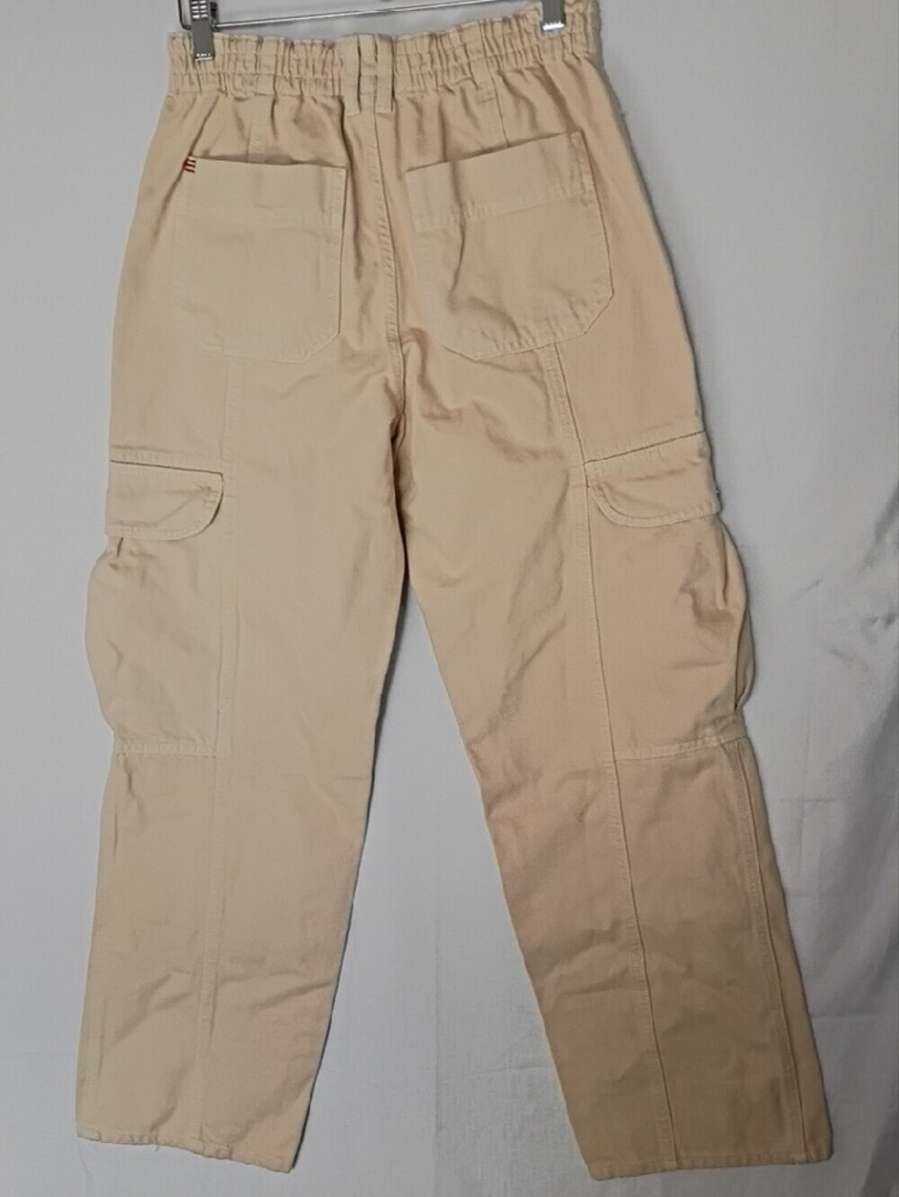 BDG  Women's Cream Urban Outfitters Y2k Cargo Pants Unisex Size 27 - Picture 4 of 13